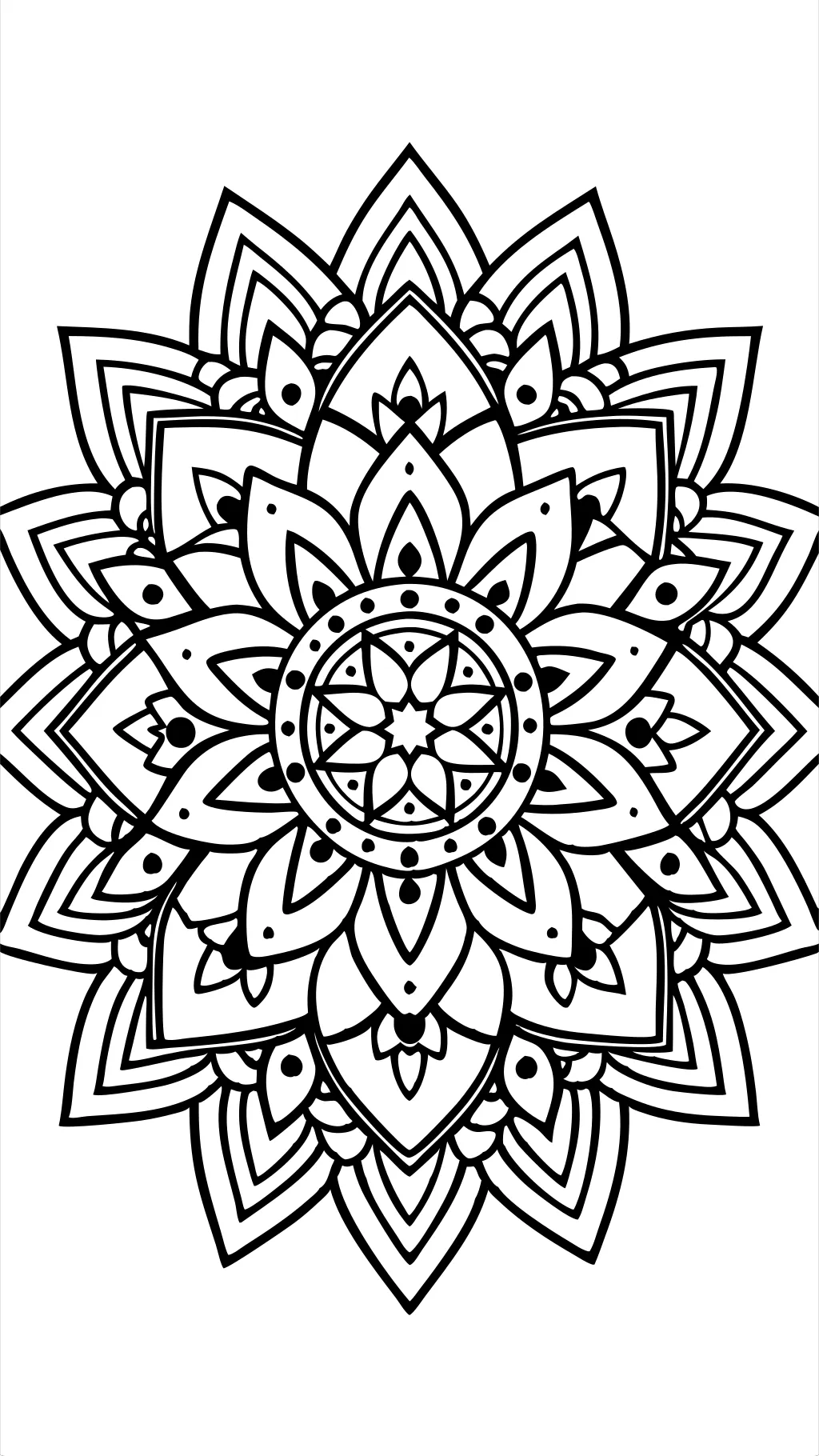 mandala free coloring pages